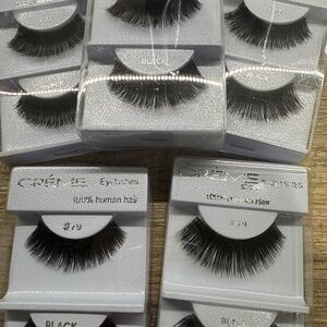 Eyelashes 100% human hair